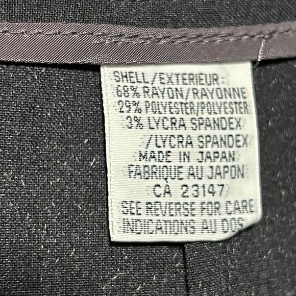 Talbots Gray Stretch Trousers. Flat Front with Pockets. Sz 8. Great Condition!! - Picture 8 of 13